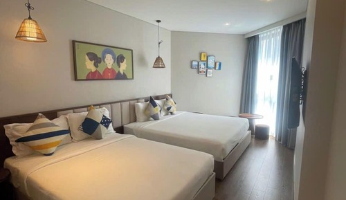 Suite estudio estándar, baño privado, vistas al mar
