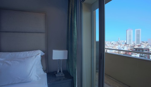 Ático Deluxe, balcón, vistas a la ciudad