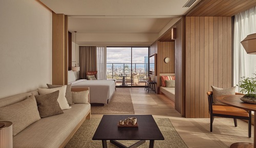 Suite junior, 1 cama de matrimonio grande (Osaka Castle View)