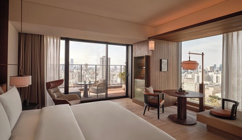 Habitación Premier, 1 cama de matrimonio grande, vistas a la ciudad