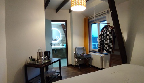 Habitación Confort con 1 cama doble o 2 individuales, baño privado