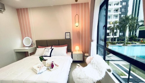 Apartamento superior, 3 habitaciones, vistas a la piscina