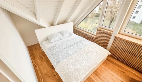 Habitación familiar, vistas al jardín