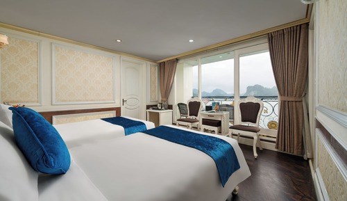 Habitación junior doble, balcón, vistas al mar