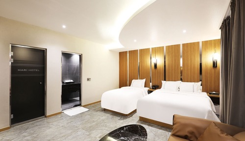 Habitación de lujo con 2 camas individuales, vistas a la ciudad