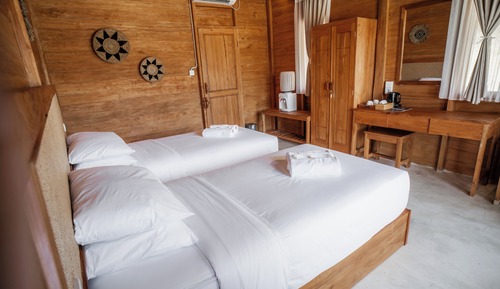 Habitación Deluxe con 1 cama doble o 2 individuales, vistas al mar