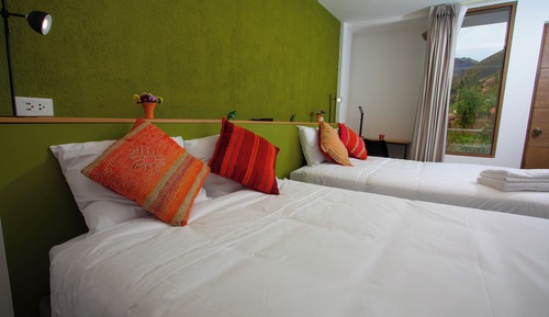 Habitación con 1 cama doble o 2 individuales