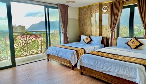 Habitación cuádruple básica, vistas a la ciudad