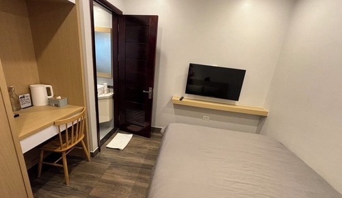 Habitación básica doble de uso individual, 1 cama de matrimonio, no fumadores
