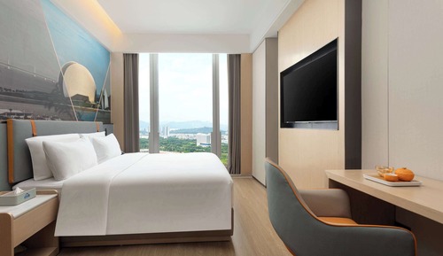 Habitación, 1 cama de matrimonio grande, no fumadores, vistas a la ciudad