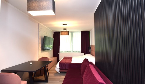 Estudio, no fumadores, baño privado