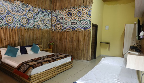 Habitación Deluxe doble, balcón, vistas al jardín