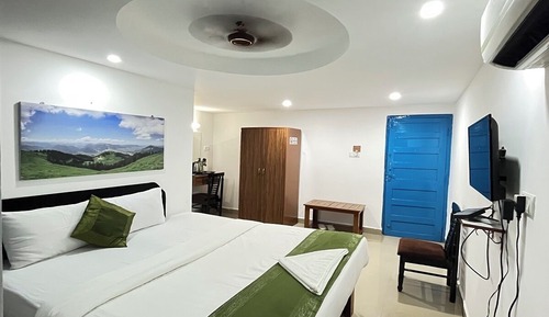 Habitación Deluxe con 2 camas individuales, vistas al jardín