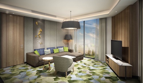 Suite, 2 habitaciones, cocina básica (Dining)