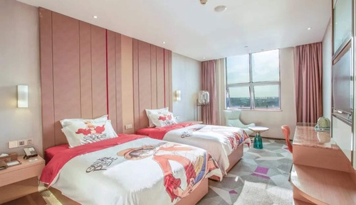 Habitación familiar con 2 camas individuales