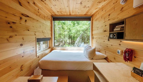 Cabaña estándar, 1 cama de matrimonio