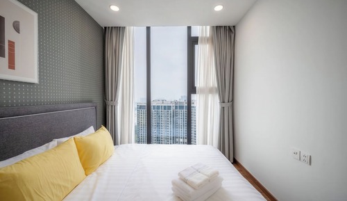 Apartamento Deluxe, 2 habitaciones, cocina, vistas a la ciudad