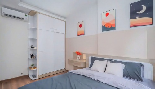 Apartamento Deluxe, 1 cama de matrimonio, cocina, vistas a la ciudad