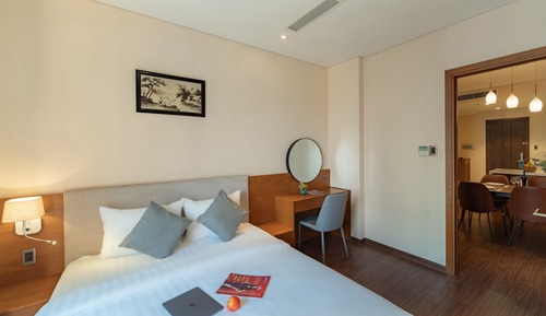 Suite estudio familiar, balcón