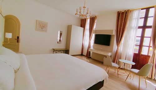 Habitación de lujo doble, balcón, vistas a la ciudad