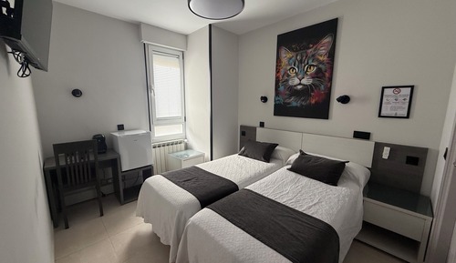 Habitación con 2 camas individuales, 2 camas individuales