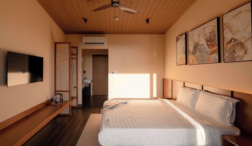 Habitación doble superior, vistas al jardín
