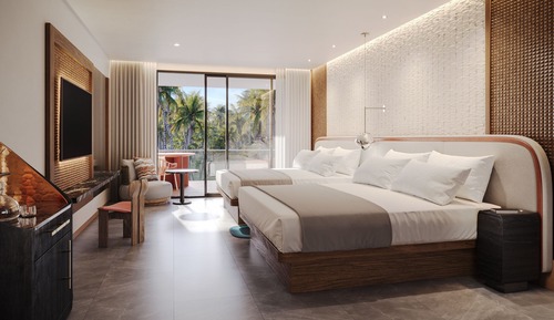 Habitación Premier, varias camas, vistas al mar