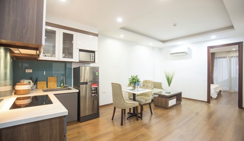 Apartamento estándar, 1 cama de matrimonio grande, vistas al patio