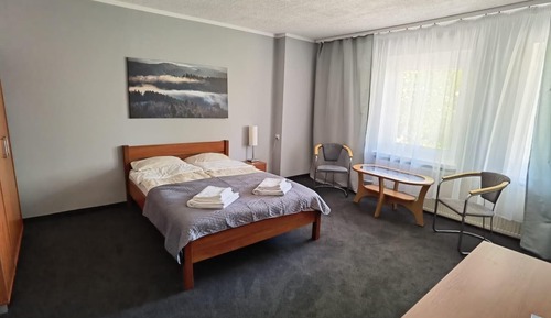 Suite estudio familiar, vistas al patio
