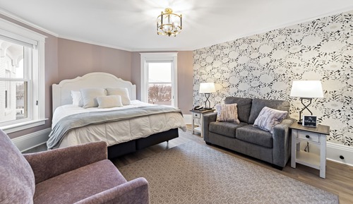 Suite, 1 cama de matrimonio grande con sofá cama