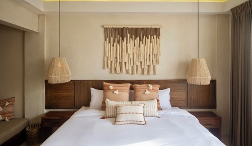 Habitación Confort, 1 cama de matrimonio grande, balcón, vistas parciales al mar