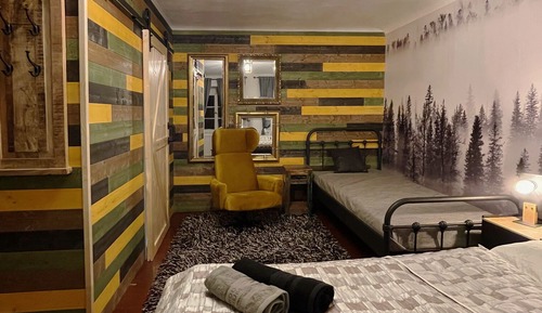 Habitación triple de diseño