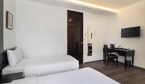 Habitación estándar con 2 camas individuales, vistas a la ciudad