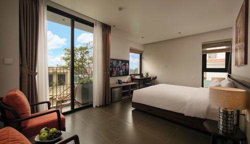 Habitación Premium con 1 cama doble o 2 individuales, vistas a la ciudad