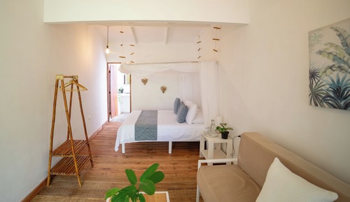 Habitación doble, balcón, vistas al jardín