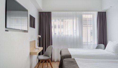 Habitación económica con 2 camas individuales, planta baja