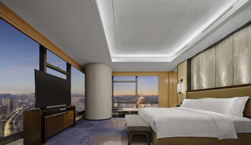 Suite ejecutiva, 1 cama de matrimonio grande, Acceso al salón del club