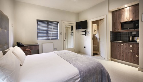 Habitación estándar, 1 cama doble, cocina básica