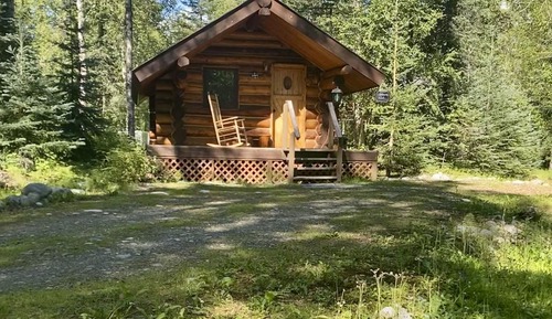 Cabaña básica (Cozy Moose Cabin (No Running Water))