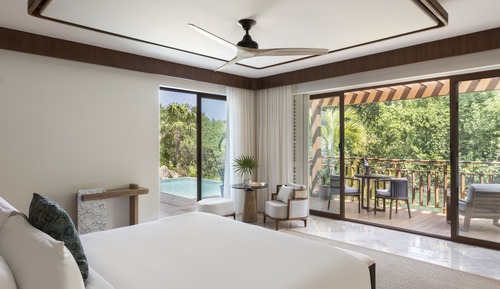 Suite, 1 cama de matrimonio grande, piscina privada, vistas al canal (La Tortuga)