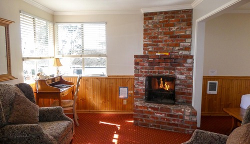 Habitación Deluxe, 1 cama de matrimonio grande, chimenea, vistas al jardín