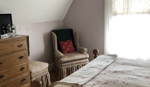 Habitación clásica doble, 1 cama de matrimonio, baño compartido (Thomas Edison Room)