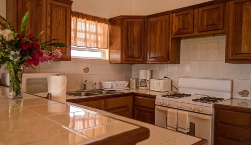 Apartamento, 1 cama de matrimonio grande, vistas al jardín