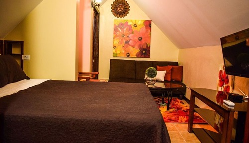 Apartamento Deluxe, 1 habitación, frigorífico y microondas, vistas a la piscina