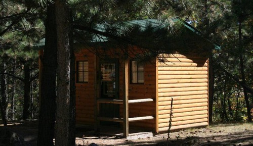 Cabaña económica, 2 camas individuales, frigorífico y microondas
