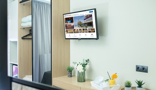 Habitación de lujo doble, 1 habitación, no fumadores, vistas parciales al mar