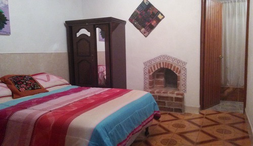 Habitación individual económica, 1 cama doble, accesible para personas con discapacidad, chimenea