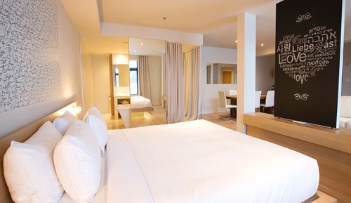 Suite ejecutiva, 1 cama de matrimonio grande con sofá cama, vistas al viñedo