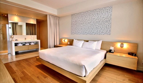 Suite junior, 1 cama de matrimonio grande, vistas a la piscina