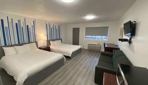 Habitación de lujo, varias camas